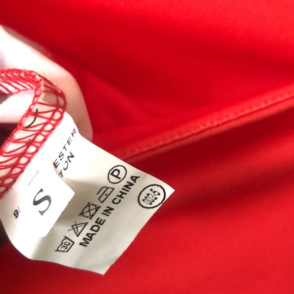 Red Jump in Me Leggings Nwot - Picture 5 of 5